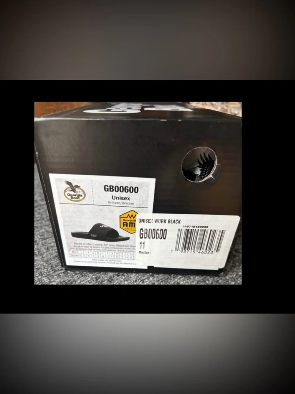Georgia BOOT AMP Slide size 10 and 11 They run a half size smaller